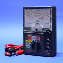 새한 아날로그 절연저항계 SH-1000M 4151074 절연테스터 테스터기 누전측정기 메가 전압 누전측정, 1개