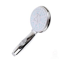 크롬 샤워헤드 절수 넓은 샤워기 머리 펜션 기숙사 아이 강아지, 기본