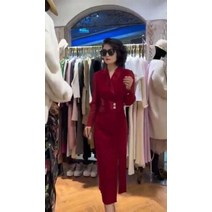 수입 여성 봄 가을 H라인 슬림 원피스 여름 결혼식 하객룩 돌잔치 40대 자켓 엄마 키작녀 패션 예복 여자 오피스룩 투피스형 빅사이즈