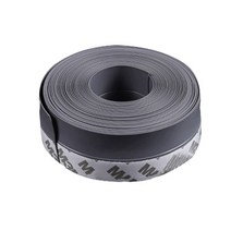 5M 도어 하단 씰 스트립 날씨 창 고무 씰 Weatherstrip 방풍 먼지 자체 접착 도어 앞 유리 씰링 테이프, 회색, 45MM