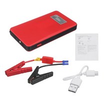 20000mAh 12V 자동차 점프 스타터 보조베터리 비상 부스터 자동 시작 장치 스마트 폰 충전기 배터리 빠른, 03 Red