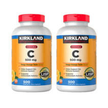커클랜드 씹어먹는 비타민C 츄어블 1+1 총 1000정 Kirkland 시그니춰 대용량