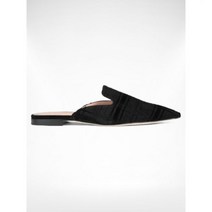 ALBERTA FERRETTI 알베르타페레티 여성용 Devore velvet slippers Black