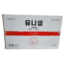 유니온 유니셀 시멘트 몰탈 접착제 미장견출용 70g x 100개 1BOX