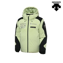 데상트 남녀공용 시그니쳐 스키팀 디자인 히트나비 미들 다운 자켓 SM423SDJO2_LIM