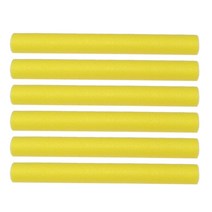 6pcs 트램폴린 극 폼 슬리브 40cm 트램폴린 폼 튜브 보호 패드, 노란색, 6개