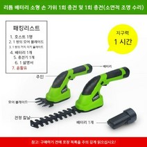 충전식 리튬 배터리 소형 가정용 잔디 트리머 가스예초기, A