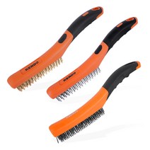 켄도 와이어 브러쉬 250mm 스틸 스텐 구리 철 용접 불판청소 녹제거, 2) 31302_S스텐브러쉬
