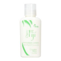 Organic Fiji 너리싱 로션 with 오가닉 코코엇 오일 큐컴버 멜론, 89ml, 1개