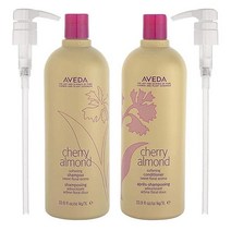 Aveda Cherry Almond 샴푸 & 컨디셔너 듀오 958 2g(33 8온스) + 펌프 2개 미국직송 292374