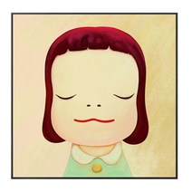 요시모토 나라 요시토모 나라 / 거실 집에 걸면 좋은 인테리어 그림액자 02, 블랙