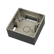 콘센트덮개 커버 Avoir-86 형 장착 정션 박스 표면 벽 은폐 스위치 소켓 케이스 플라스틱 외부 설치 콘센트 상자 흰색 검정색, [03] 52mm, [04] Black, 04 Black_03 52mm