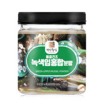 건강중심 뉴질랜드 초록입홍합 100% 250g, 2개입