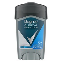 Degree 남성용 발한 억제제 데오도란트 스포츠 스트렝스 2개 팩 72시간 땀 및 냄새 방지 MotionSense 기술이 적용된 처방 강도 1.7온스, [01] 깨끗한, [01] 1.7온스(1팩)
