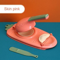 만두기계 만두제조기 만두빚는기계 성형기 설날 떡국 만두 스킨 아티팩트 DIY 메이커 수동 래퍼 만들기 플, 03 1PC-Pink