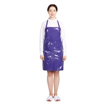 네오브릭 방수앞치마 단면코팅 소(주머니) 목끈형 65X73 27color, 진보라/유광
