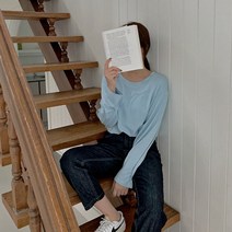 핫핑 미친촉감_라운드 긴팔티셔츠