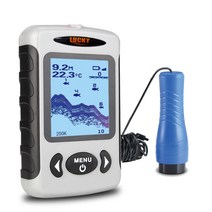 럭키 FF718D-ICE & 718 2.2 인치 LCD 휴대용 어군 탐지기 얼음 낚시에 대 한 200KHZ/83KHZ 듀얼 음파 주파수 100M, FF718D-ICE_1