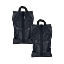 125542 골프화가방 AVANCE RAYS 신발 케이스 신발 가방 신발 홀더 골프 신발 체육관 액세서리 홀더 블랙 라지, 크기가 큰, 2개 세트