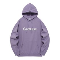 COVERNAT 어센틱 로고 후디 라벤더