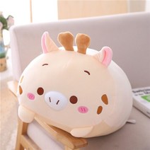 애착인형 동물 귀여운 공룡 돼지 고양이 곰 팬더 햄스터 코끼리 사슴 봉제 인형, 01 20cm deer