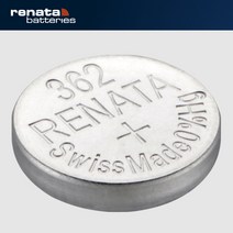 RENATA 레나타 시계건전지 배터리 수은 321 364 377 395 317 390 315 317 362 371 동전 코인 전지, 레나타 362(SR721SW) 1알