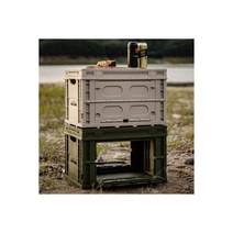 엔폴드 접이식 캠핑박스 폴딩박스 캠핑테이블 캠핑수납, 탄