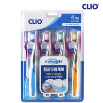 크리오 컴플리트 항균초극세모 칫솔 4입 x 1팩 초특가