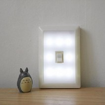 [모비딕컴퍼니] LED무드등 아기등 리모컨등 스트랩조명 차량용조명 현관센서등 무선등, 잇★ 8LED 간편 스위치 무선 전등 벽면등 무드램프, [좋아요], 본상품선택