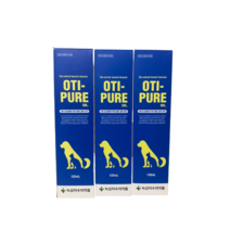 [1+1+1] 오티퓨어 저자극 귀세정제 120ml 강아지 고양이