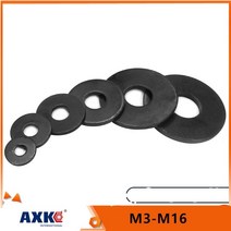 고무와셔 오링 실리콘 구리 스텐 25102025pcs m3 m4 m5 m6 m8 m10 m12 m14 m16 블랙 그레이드 8.8 스틸 대형 특대 빅 와이드 플랫 와셔 일반, 25pcs m3x10x0.8mm