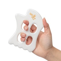 [화인홈쇼핑] 바른미인 국내산 세라믹 사방 괄사 얼굴 승모근 허벅지 림프 순환 마사지기, 1개