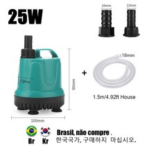 수중펌프 미니 소형 양수기 배수 워터 하단 흡입 펌프 수족관 220V240V 물 순환 및 어항 펌핑, 11.P225W 1000LH