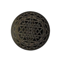 점술 명상 위한 나무 진자 보드 형이상학 제단 코스터 스탈베이스 매트 표지판 홈 용 개, Metatron