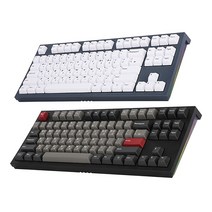 앱코 HACKER 이색사출 PBT 체리 키보드 적축, 딥로얄, K660M TKL, 텐키리스