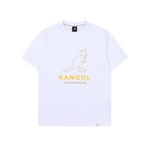 프론트 로고 포인트 티셔츠 2665 화이트
