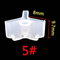낚시용품 물고기 도구 장비20pcs trulinoya 트레블 그립 후크 보호 케이스, 사이즈 5