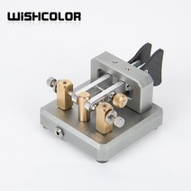 음성식별 Wishcolor-L amp MAO 자동 모스 키어 듀얼 패들 전신 키 CW 실버 햄 라디오 사용자용