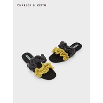 찰스앤키스 여름 여성 플랜 샌들 신발 CK1-70920076-A, 상세이페이지 참고, 블랙 질감 블랙 텍스처-38