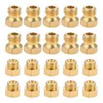 가스히터 난로 파츠 수리 20 개/몫 황동 프로판 LPG 가스 파이프 온수기 DIY 버너 부품 M6x0.75mm/0.5mmx10, 한개옵션0