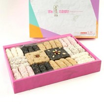 [디애니몰] 신선코리아 강릉 수제한과 한과마을 종합 선물세트 2단 1kg 찹쌀 유과 다식