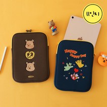 프레첼 아이패드 9세대 8세대 프로 5세대 갤럭시탭 갤탭 s7 11인치 태블릿 파우치 가방 오거나이저, 01. 젤리베어