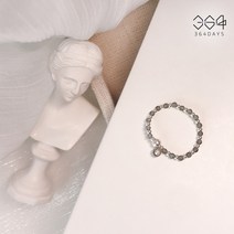 364days 925실버 6월 탄생석 반지 크리스탈 진주반지 비즈반지 기념일 친구 생일선물 우정반지 행운반지 사이즈 선택가능
