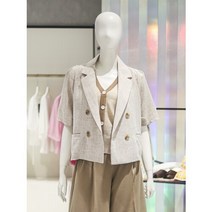 ab.f.z [ab.f.z] 더블버튼 반팔 자켓 (AAW5QJ02G)