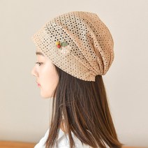 컬러볼매니홀 여성 여름 비니 두건 (4컬러)- 주문시 판매자!! 색상이름!! 확인 필수