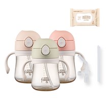 신제품출시 사은품 증정! 푸고 프리미엄 뉴트럴 시리즈 PPSU 빨대컵+빨대세트 280ml TKFG-280, TKFG-280/본품+빨대세트, 뉴트럴그린