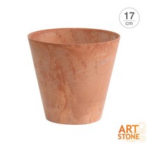 [데로마] [데팡스][아트스톤]라운드 클레어 인테리어 원형화분(17cm), 사이즈:RC-150 / 색상:블랙
