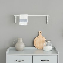 마켓비 BRUG 바행거 벽걸이행거 6090, 화이트