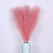 앙플랜트 조화 인테리어 대형 감성 핑크뮬리 110cm 2p, 핑크