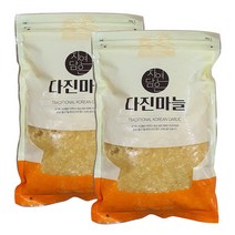 국내산 마늘 냉장 다진마늘 간마늘 당일제조, 1kg, 2개